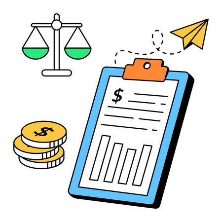 Balance scales  Illustration