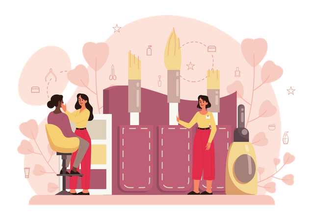 Beaty Salon  Illustration