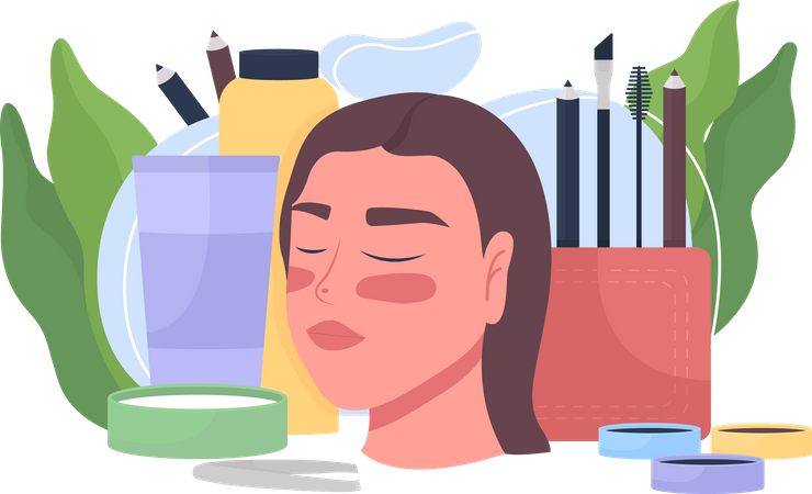 Beauty treatment  Illustration