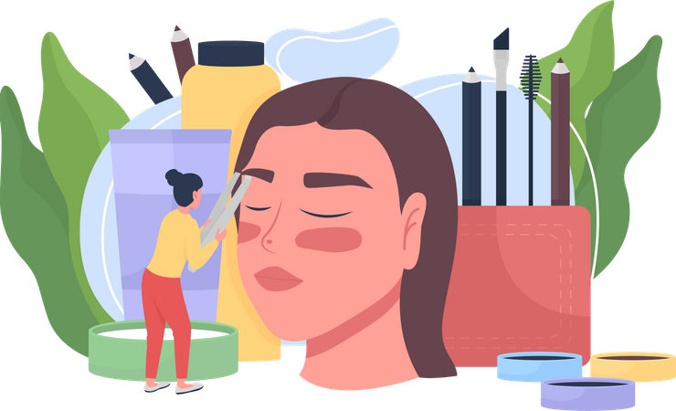 Beauty treatment  Illustration