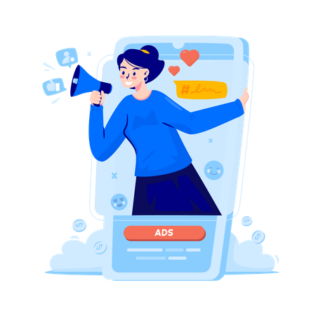 Broadcast ads  Illustration