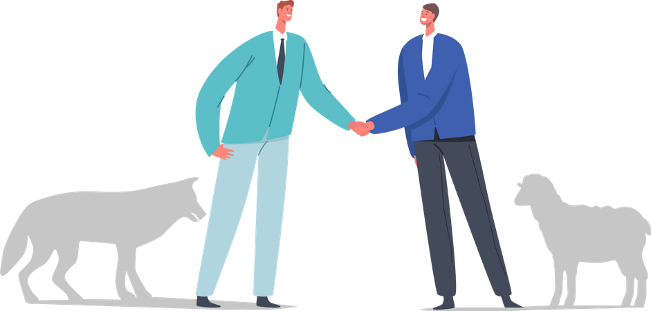 Business betrayal  Illustration