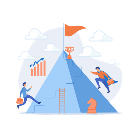Business Competition  Illustration