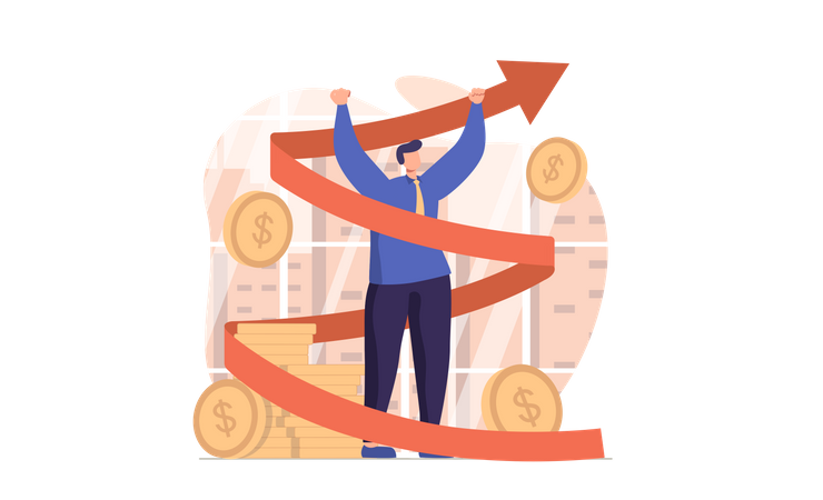 Business Growth  Illustration