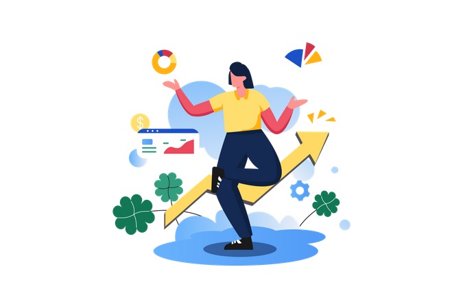 Business Growth  Illustration