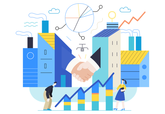 Business growth  Illustration