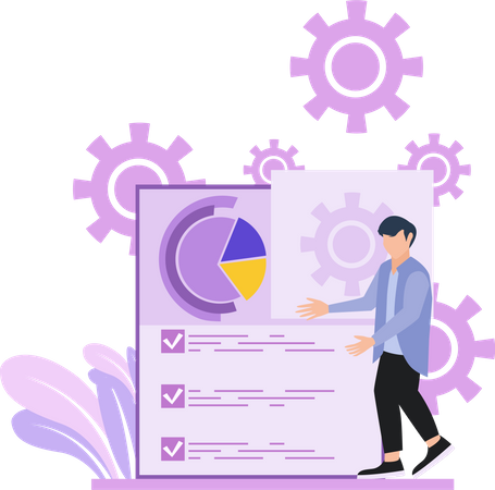 Business management  Illustration