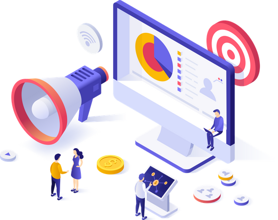 Business marketing  Illustration