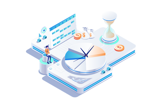 Business Schedule  Illustration