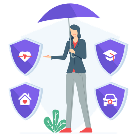 Choose your Insurance Service  Illustration
