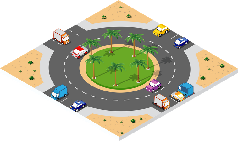 City road  Illustration