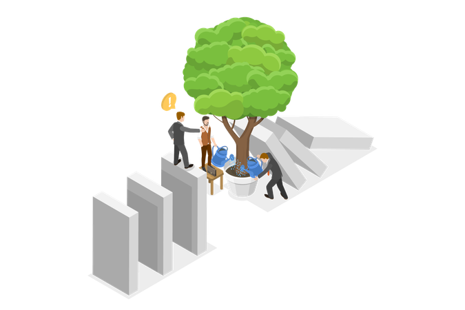 Crisis Management  Illustration