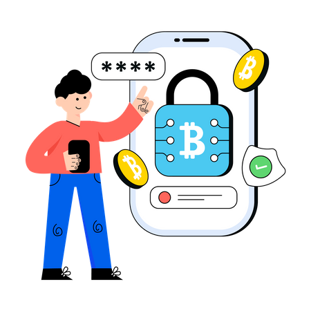 Crypto Security  Illustration