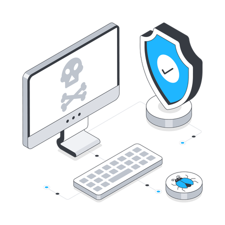Cyber Insurance  Illustration