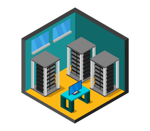 Data center  Illustration