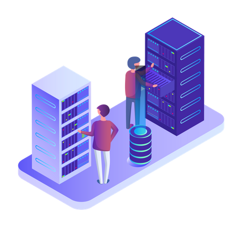 Data center  Illustration