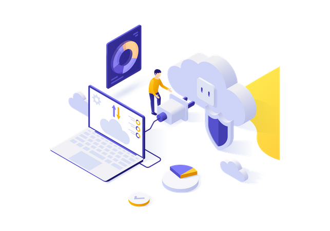 Data Database  Illustration