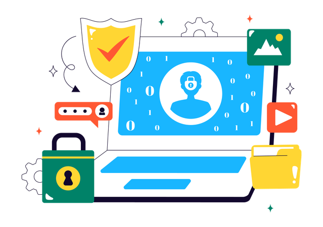 Data Privacy  Illustration