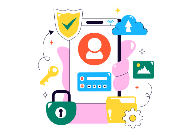 Data Privacy  Illustration