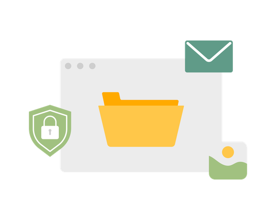 Data protection  Illustration