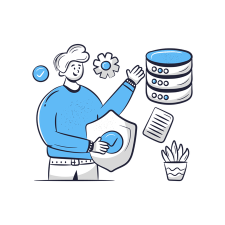 Data Protection  Illustration
