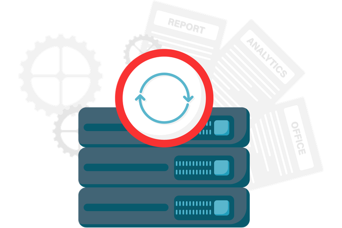 Data Recovery  Illustration