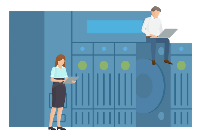 Data server  Illustration