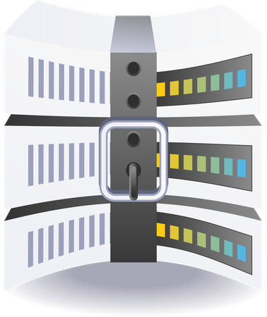 Data server stack  Illustration