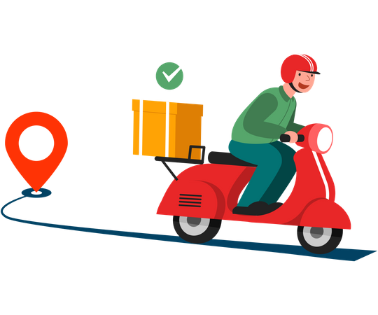 Delivery Service Illustration