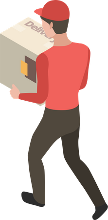 Deliveryman Illustration