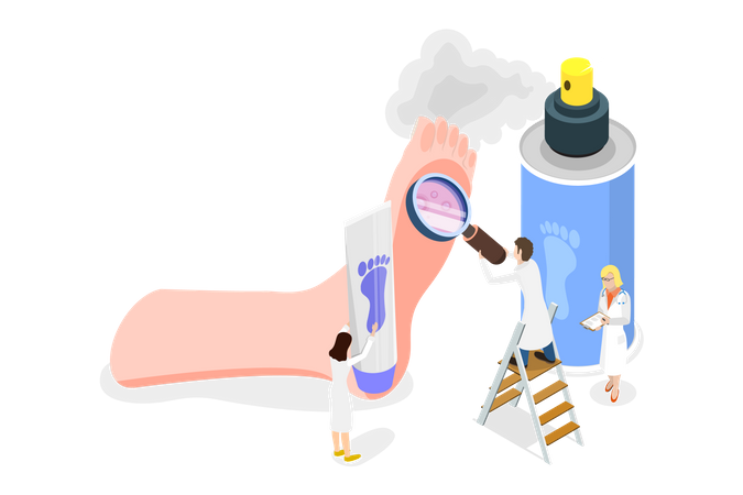 Diagnosis and Treatment  Illustration