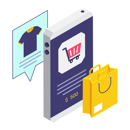E Commerce  Illustration