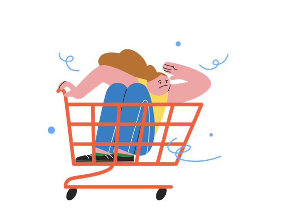 Empty Cart  Illustration