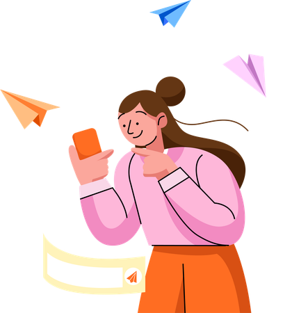 Engaging Customer Service Call  Illustration