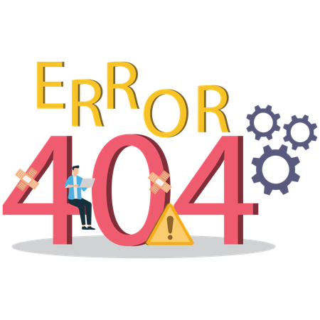 Error 404  Illustration