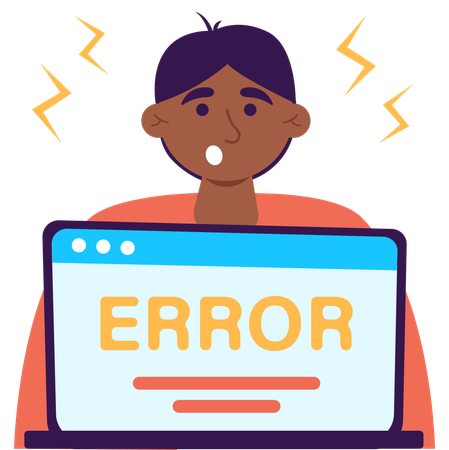 Error page  Illustration