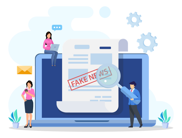 Fabricated Information  Illustration