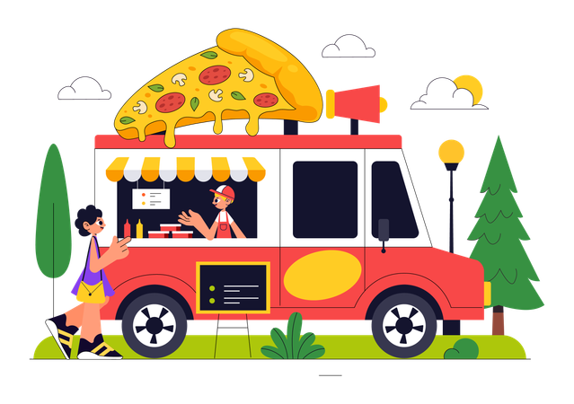 Food Truck  Illustration