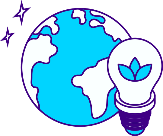 Green energy  Illustration