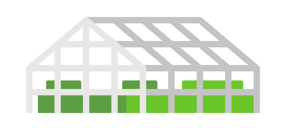 Green house  Illustration