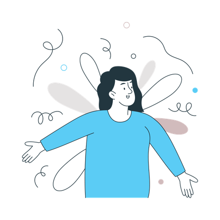Guy feeling Euphoria  Illustration