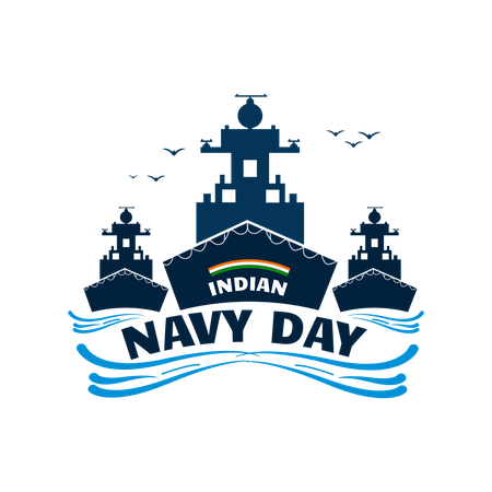Indian Navy Day  Illustration