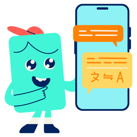 Instant Translation  Illustration