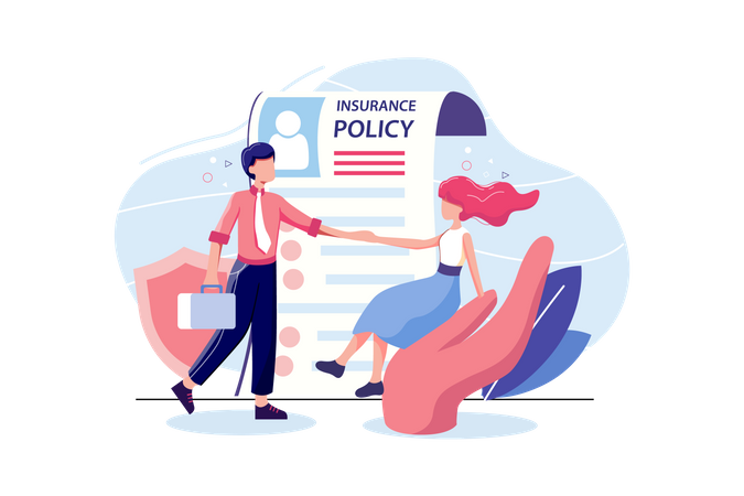 Insurance Policy concept  Illustration