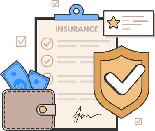 Insurance premium  Illustration