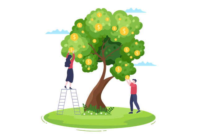 Investment profit Illustration