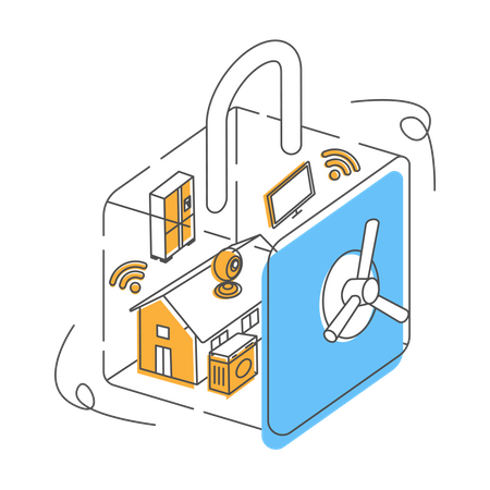 IoT security  Illustration