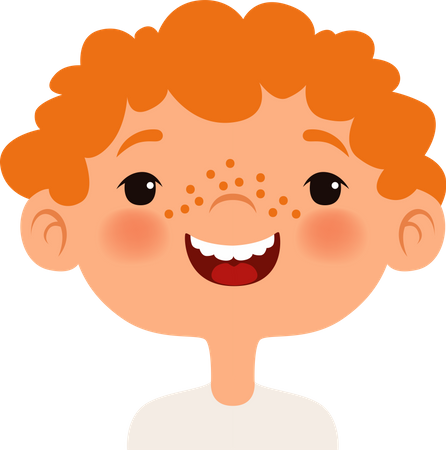 Laughing Face  Illustration