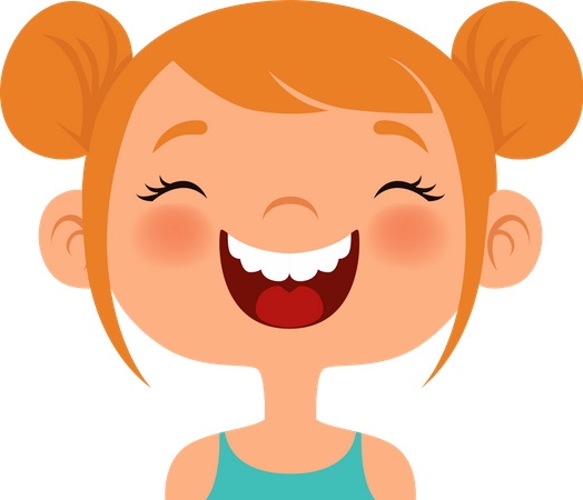 Laughing Face  Illustration