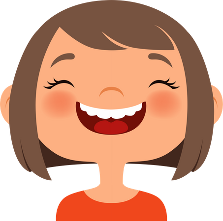 Laughing Face  Illustration